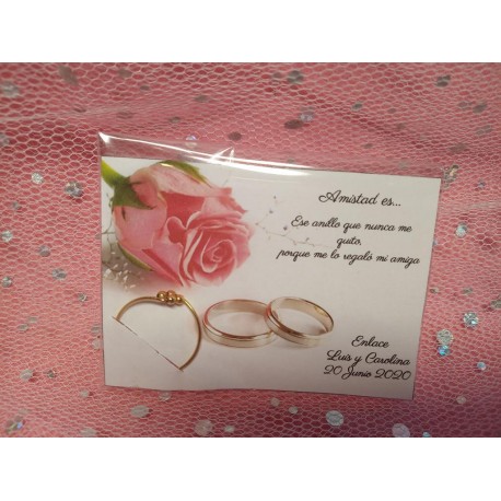 Detalle boda anillo golfield bolitas