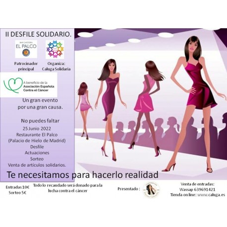 Entrada desfile solidario Fila 0